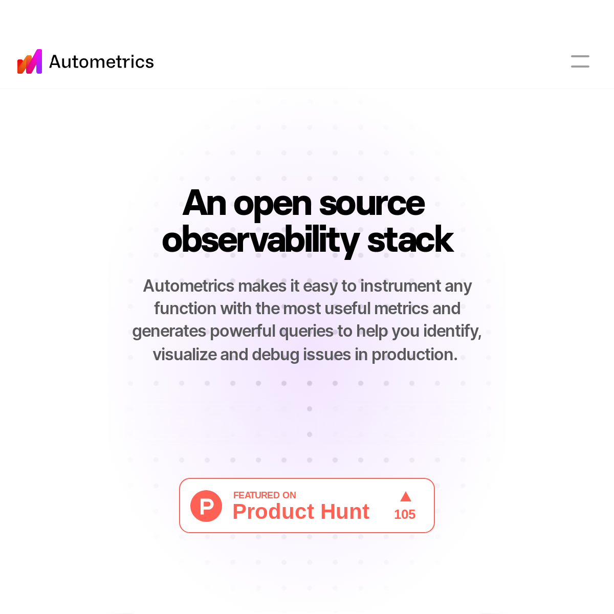 Autometrics | ⾃动为函数添加监控指标