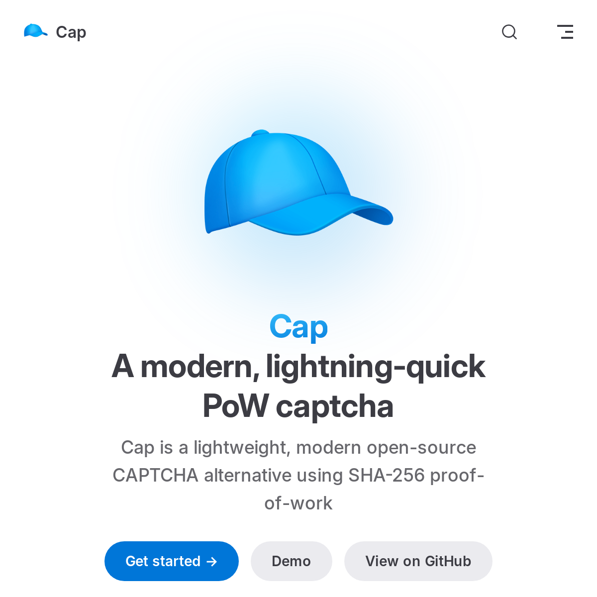 Cap | 开源轻量级验证码