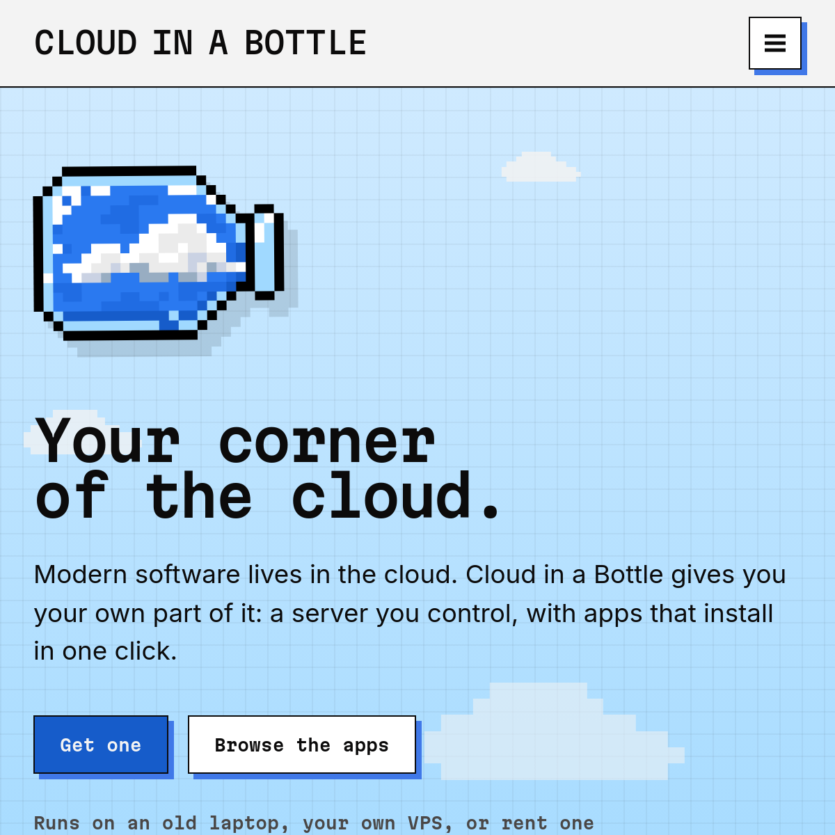 Cloud in a Bottle | 个人私有云上操作系统