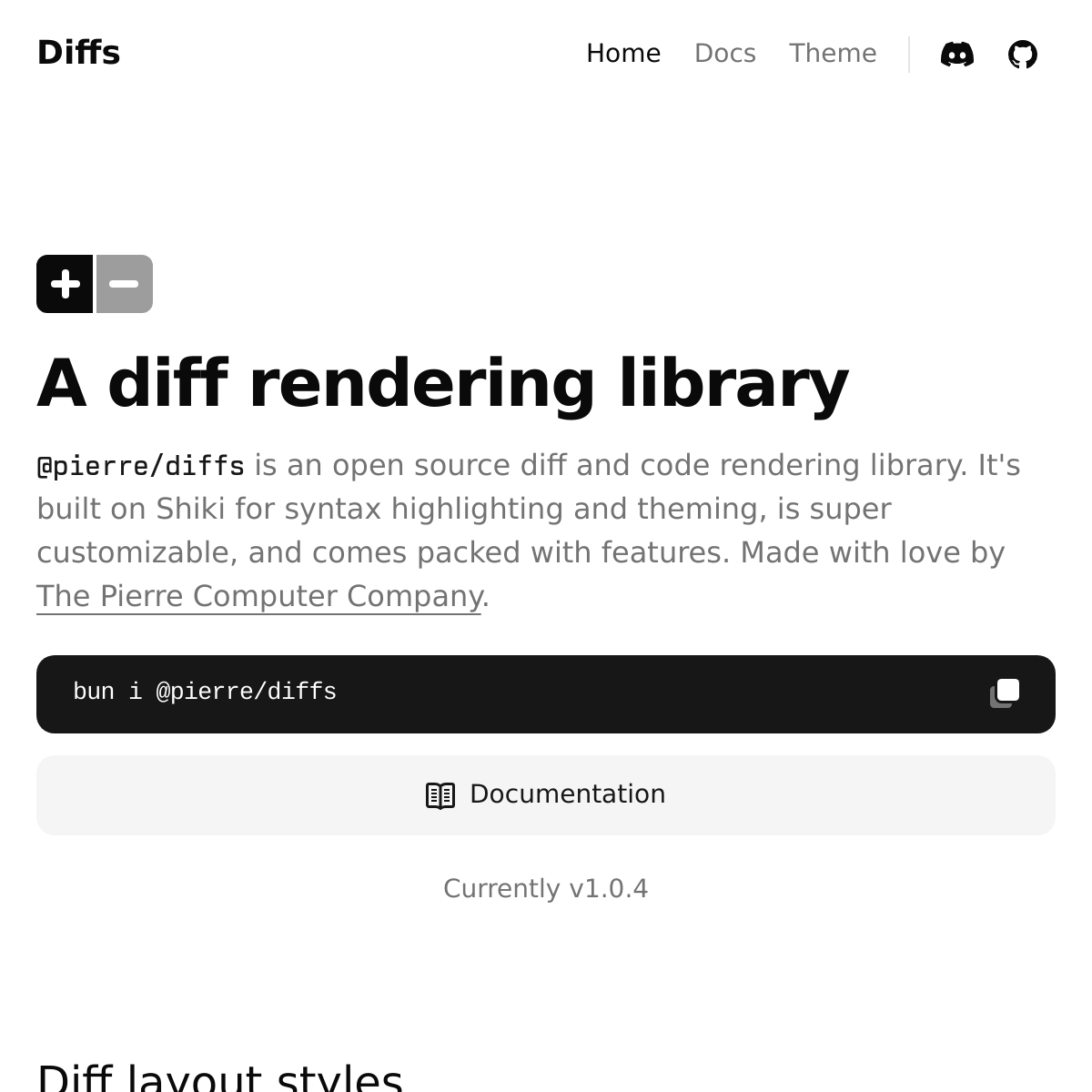 Diffs | 更美观易读的 diff 渲染