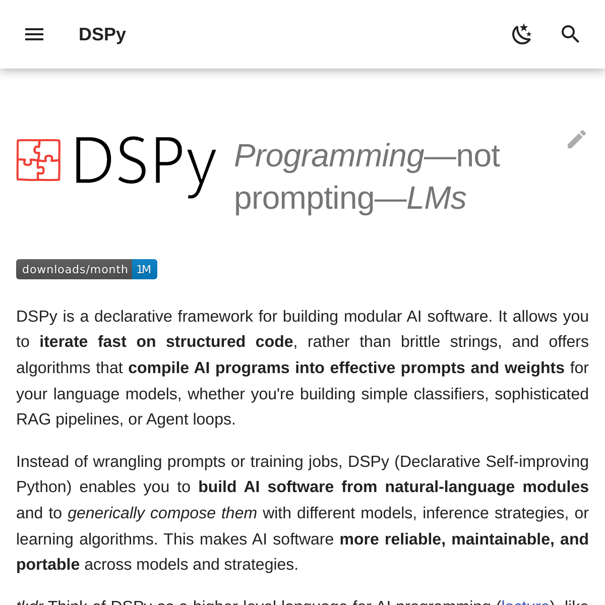 DSPy | 声明式AI编程框架
