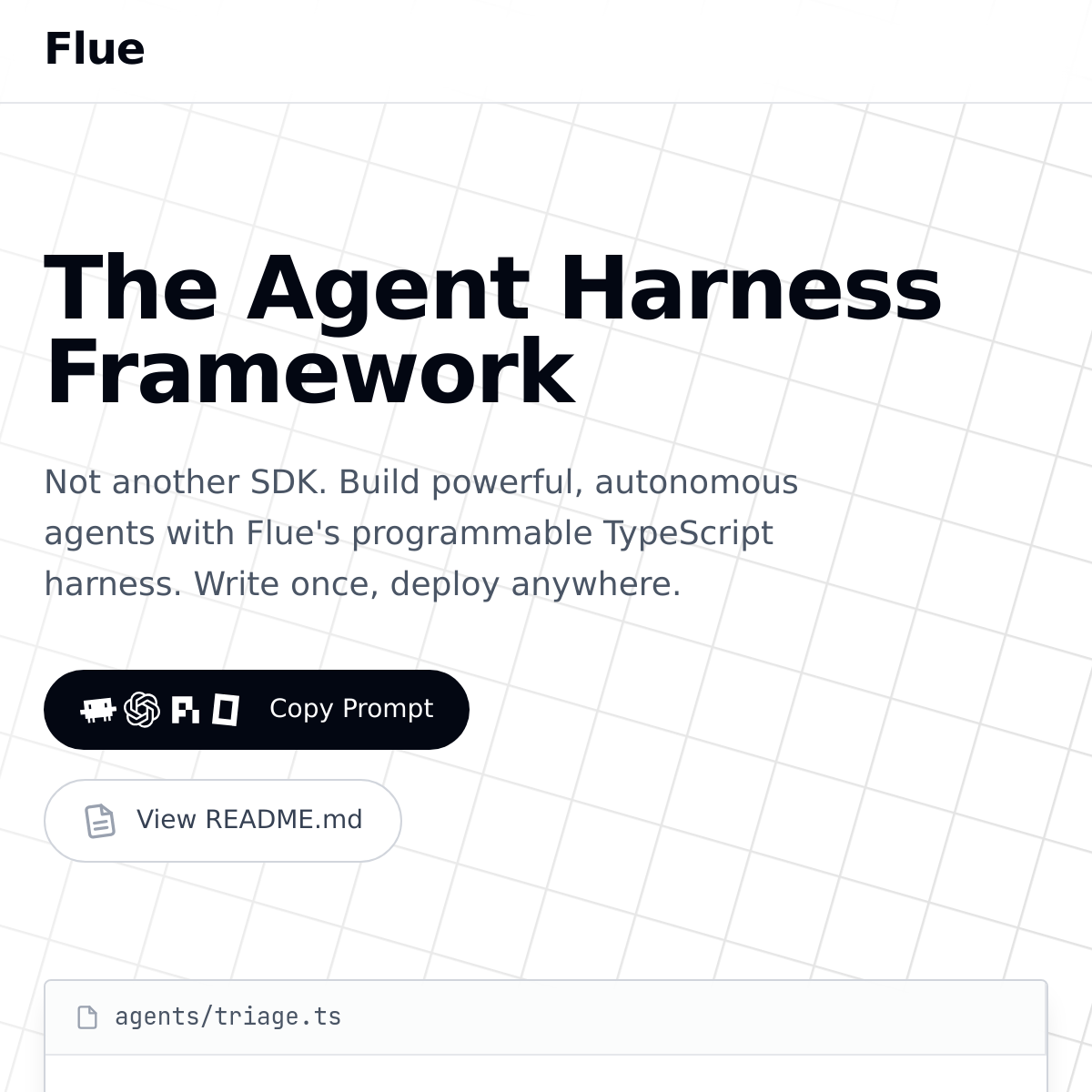Flue | TypeScript Agent 框架