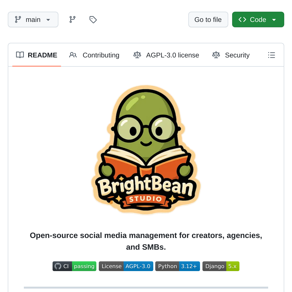 BrightBean Studio | 开源自托管社媒管理