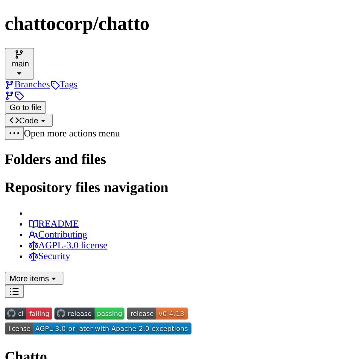 Chatto | 自托管团队聊天平台