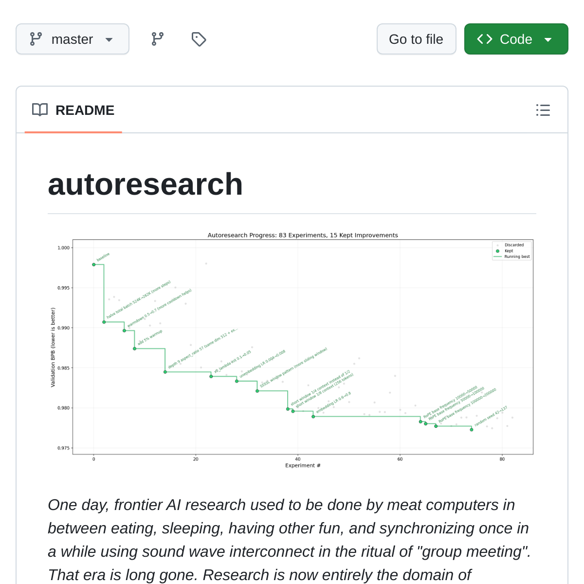 AutoResearch | AI 自主研究框架