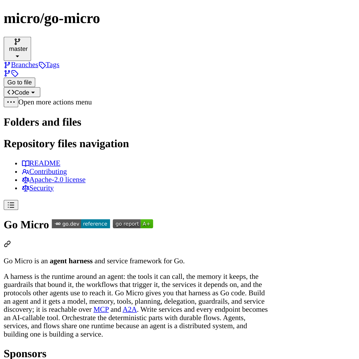 Go Micro | 微服务框架转身 Agent 运行时
