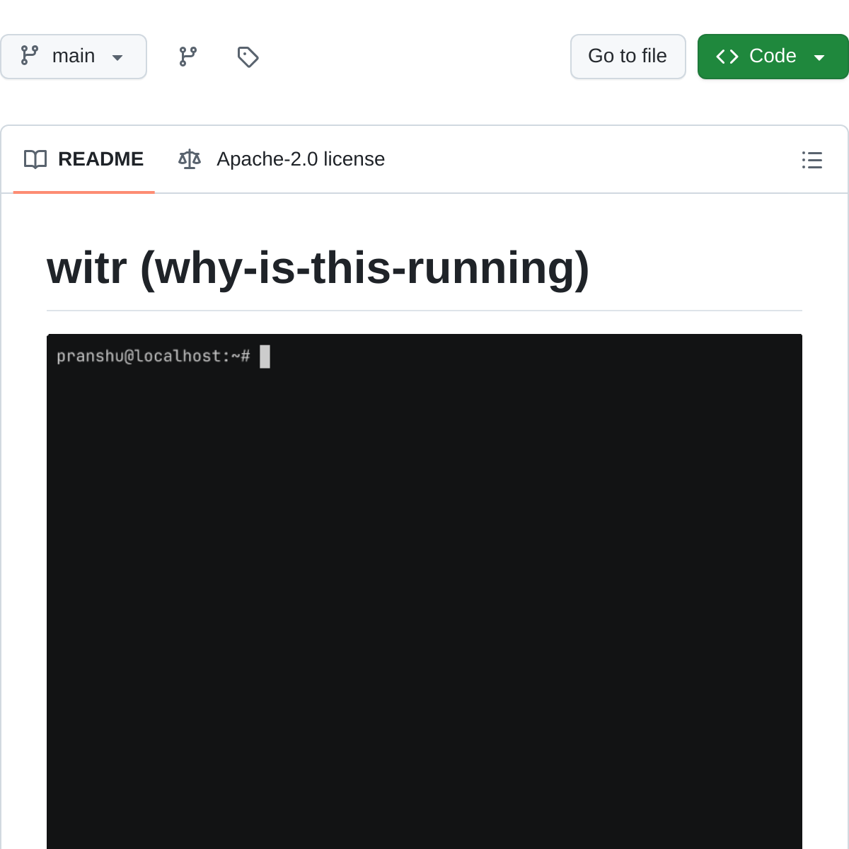 witr | 进程追踪利器