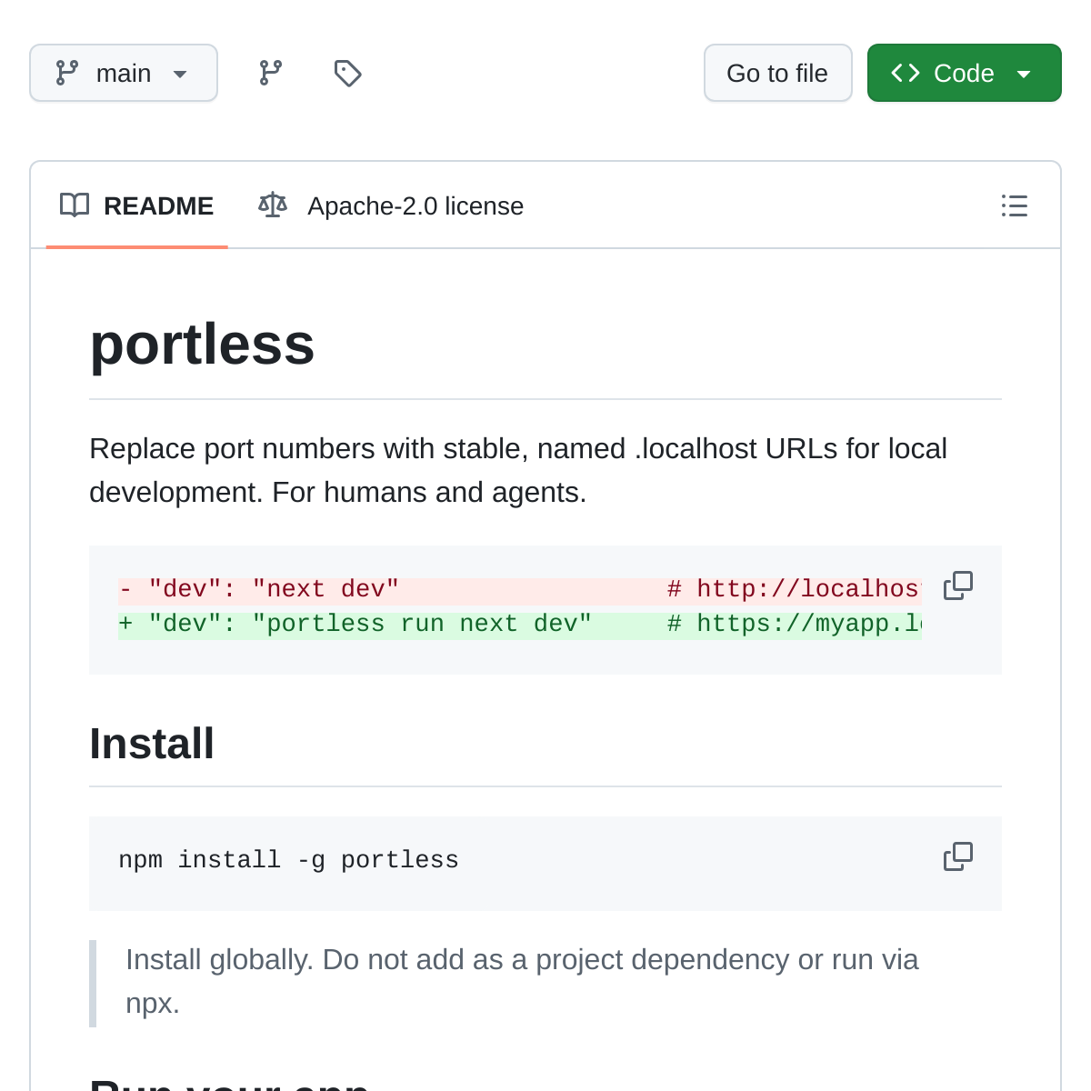 Portless | 本地服务对外暴露方案