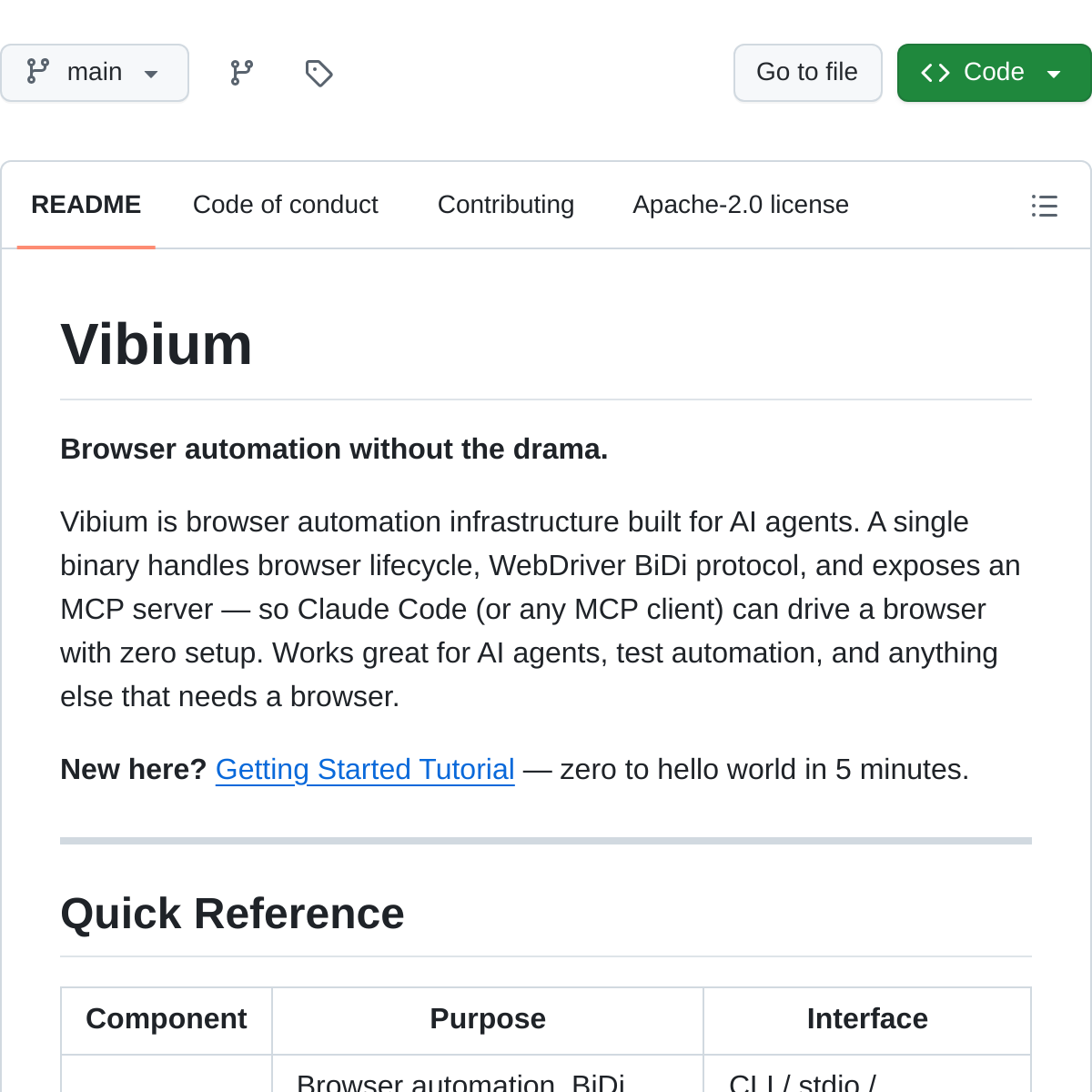 Vibium | Selenium 创始人新自动化工具