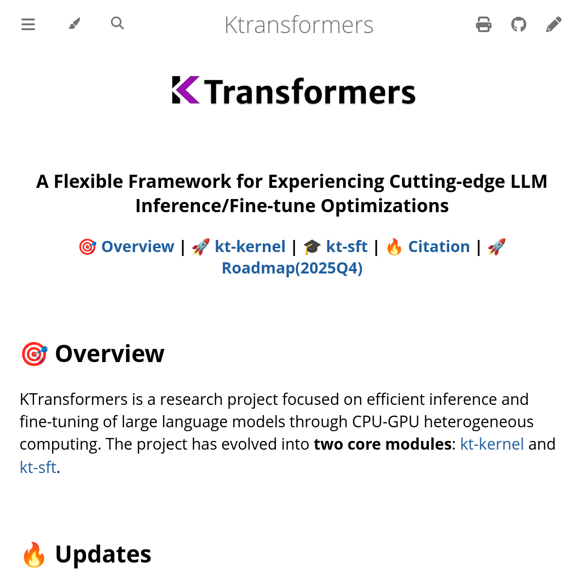 KTransformers | 大模型异构计算框架