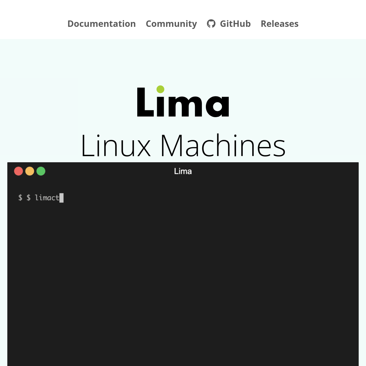 Lima | macOS 上的 Linux 虚拟机神器