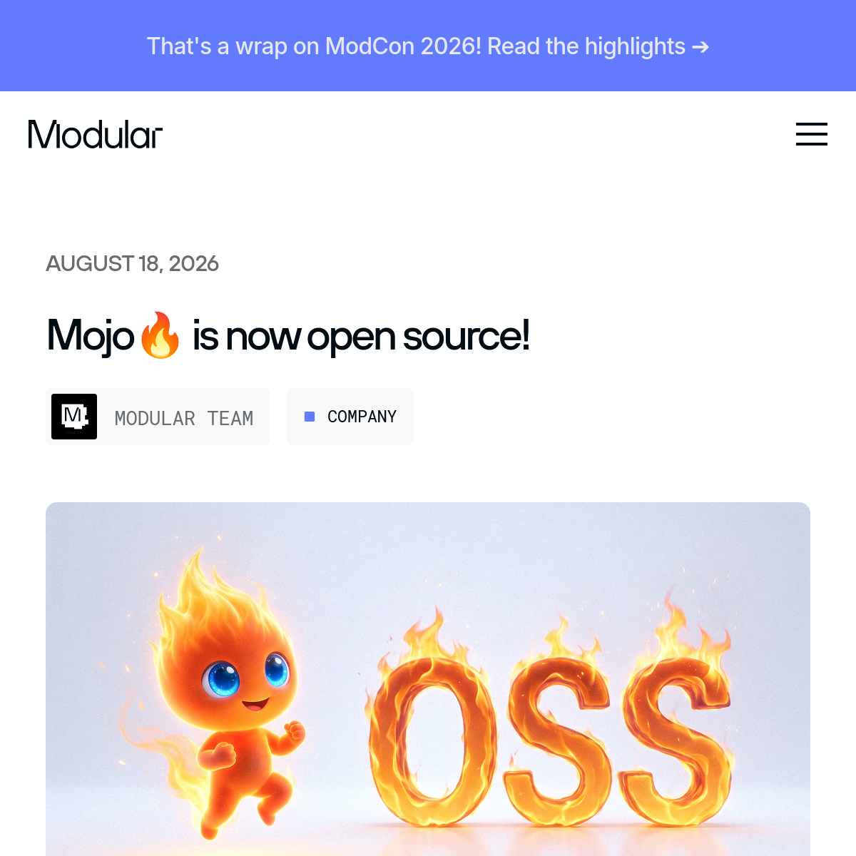 Mojo | 编译器全面开源