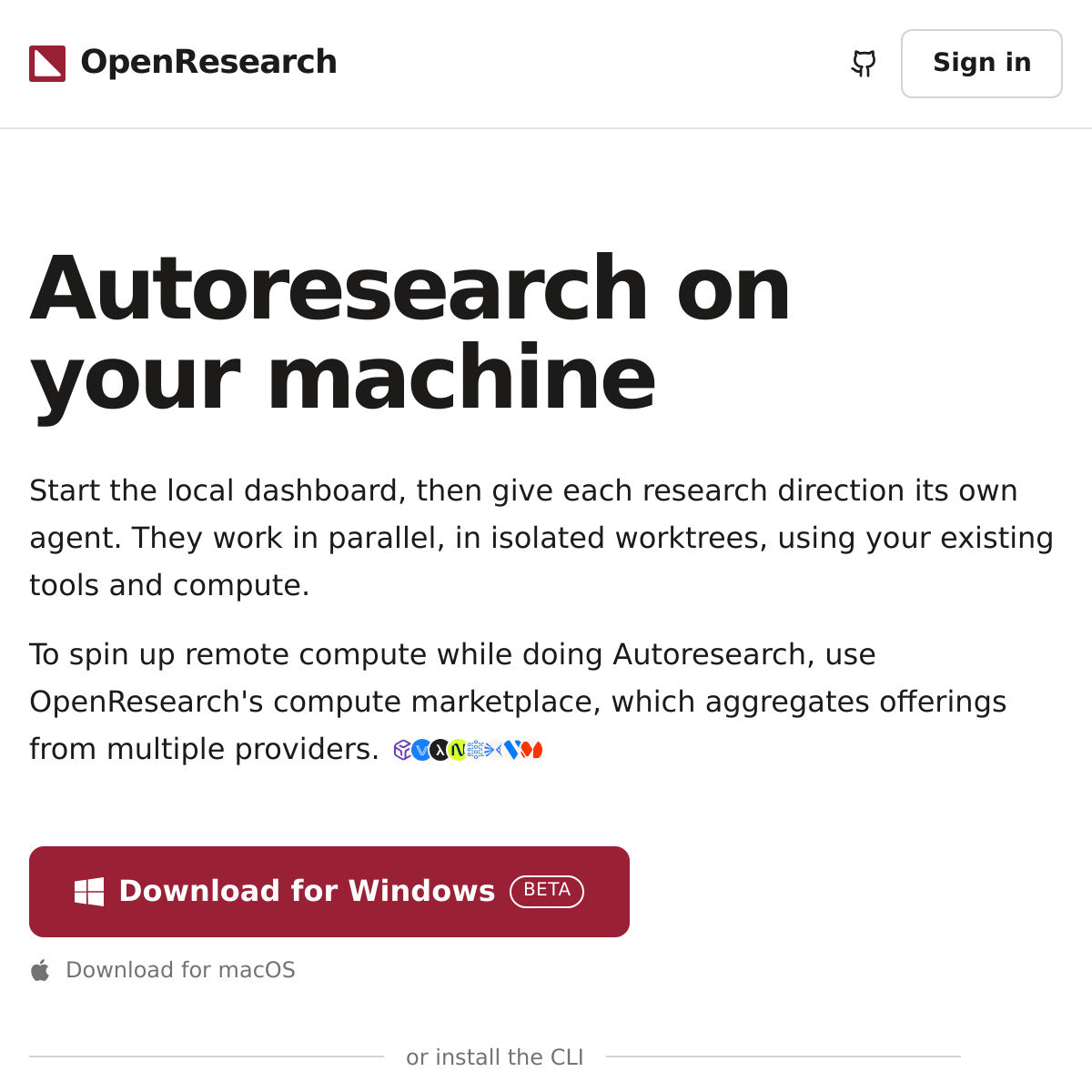 OpenResearch | 本地并行研究平台