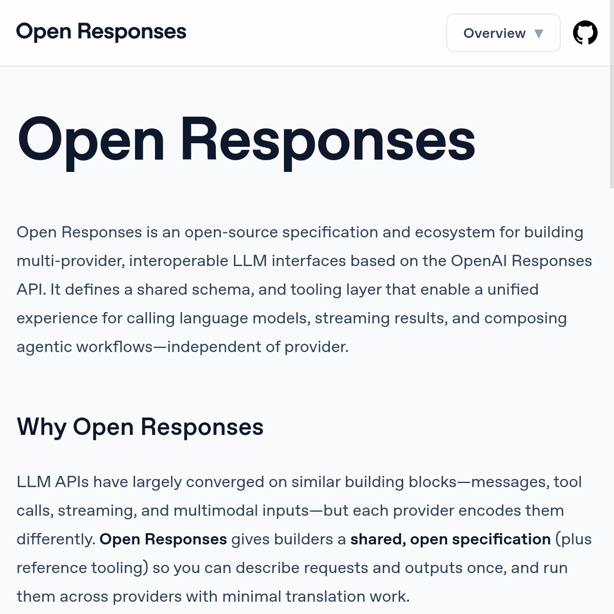 Open Responses | OpenAI Response 接口规范