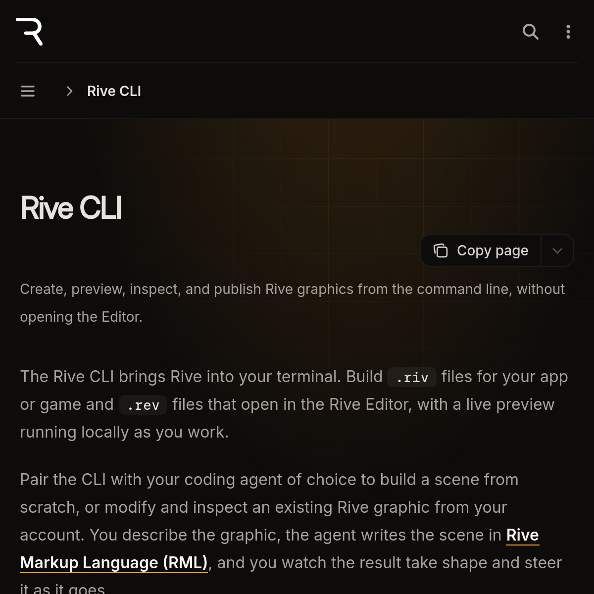 Rive CLI | 命令行动画制作