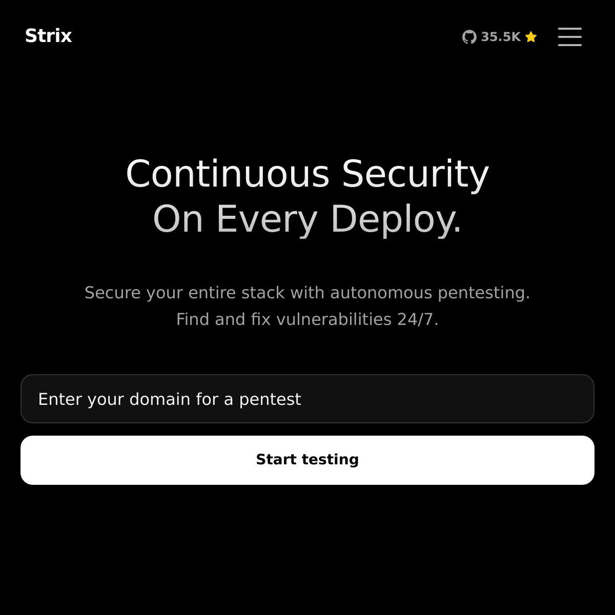 Strix | AI 自主渗透测试平台