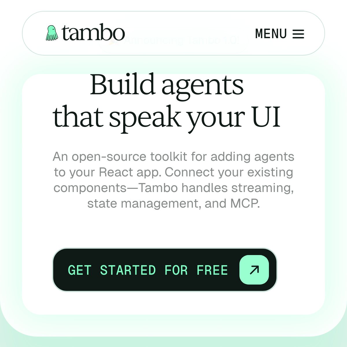 Tambo | AI 组件框架
