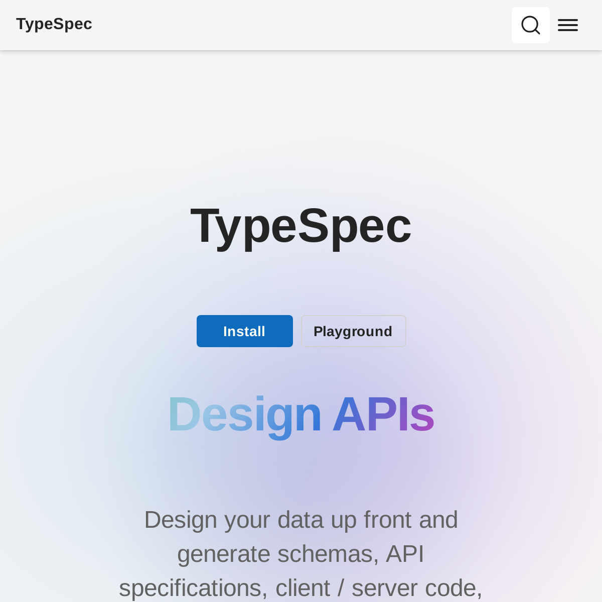 TypeSpec | 微软推出 API 定义工具