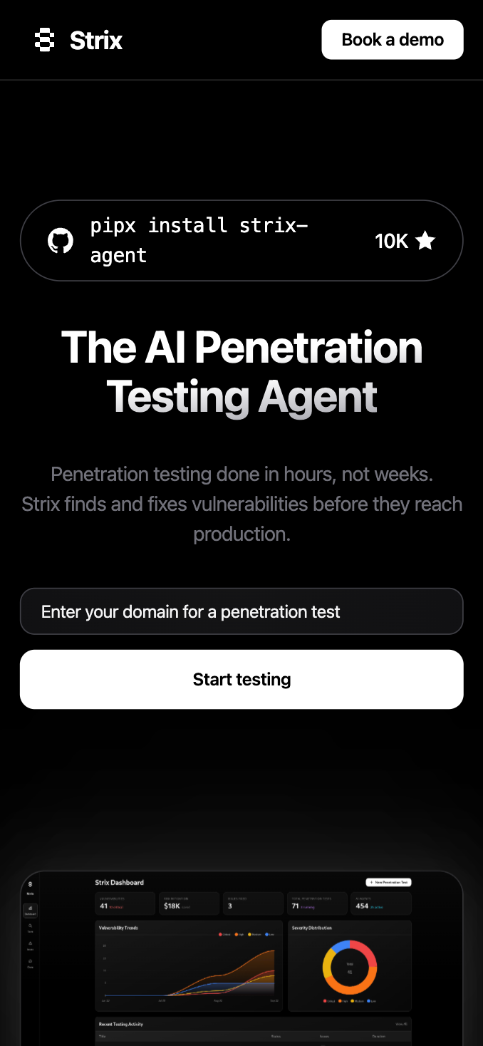 Strix | AI 渗透测试工具