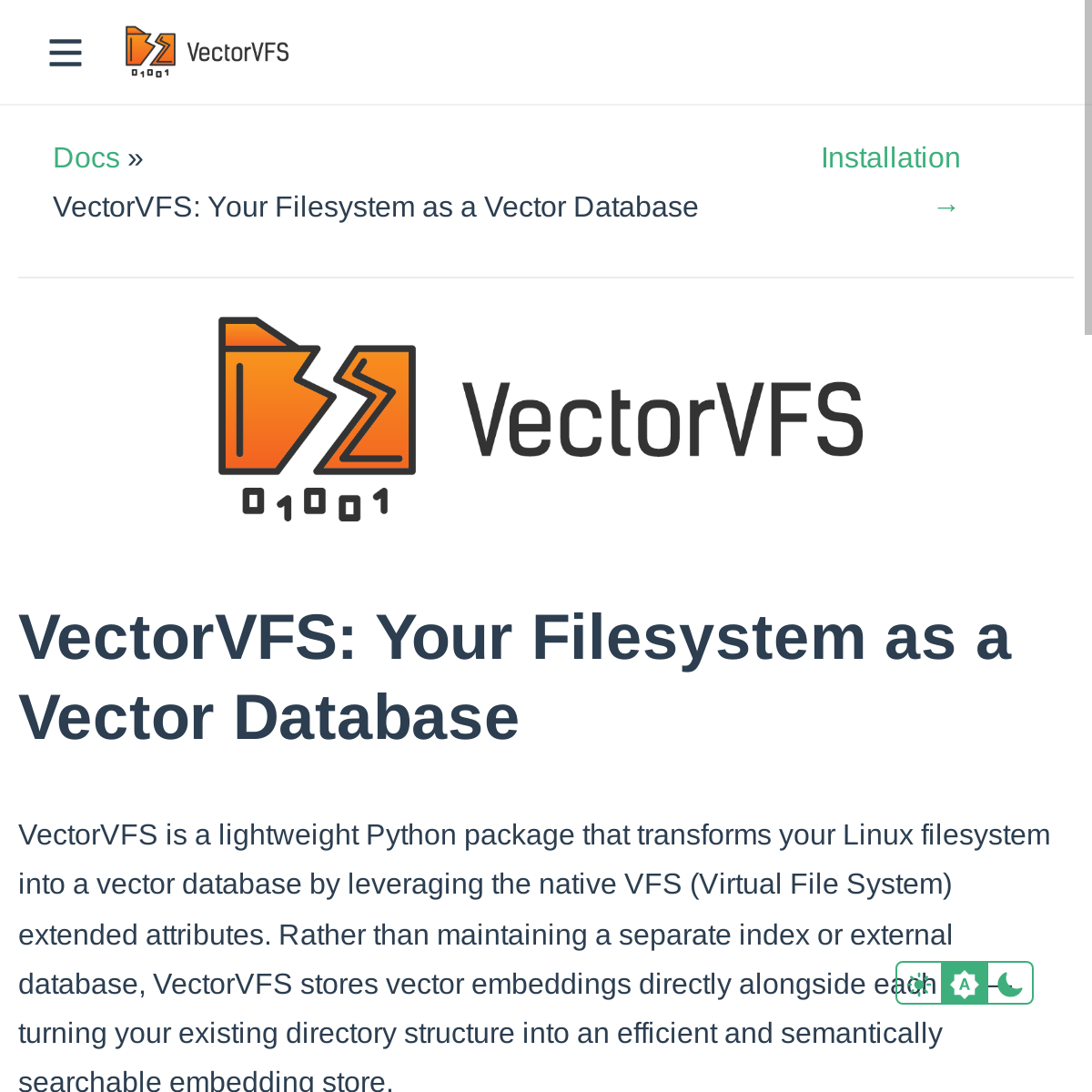 VectorVFS | 把文件系统变成向量数据库