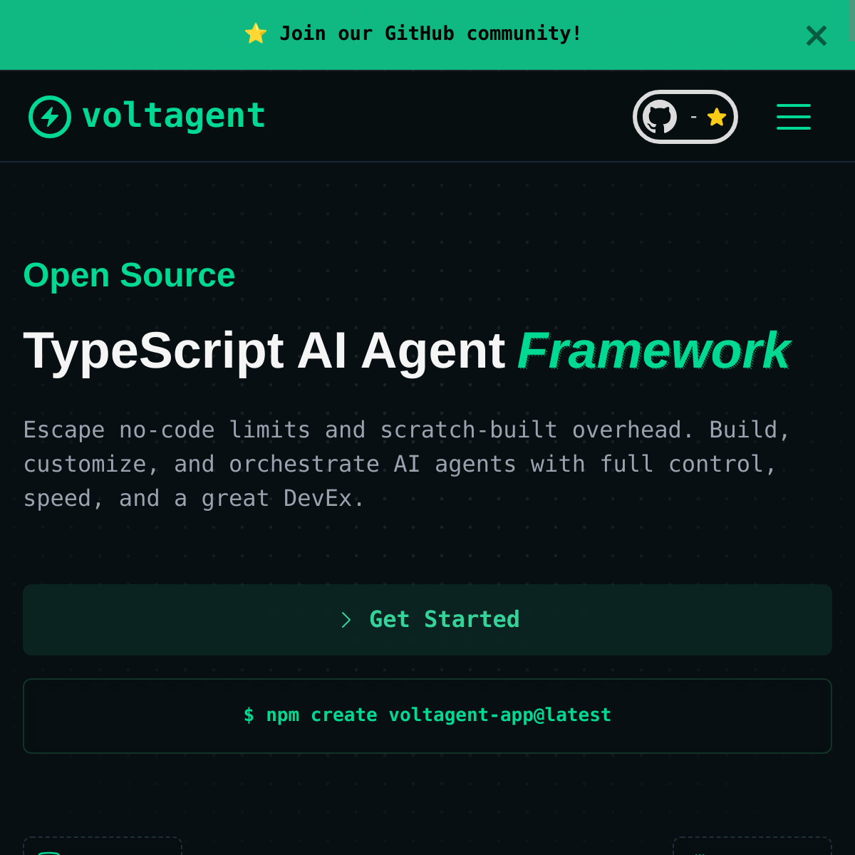 VoltAgent | TypeScript AI Agent 框架